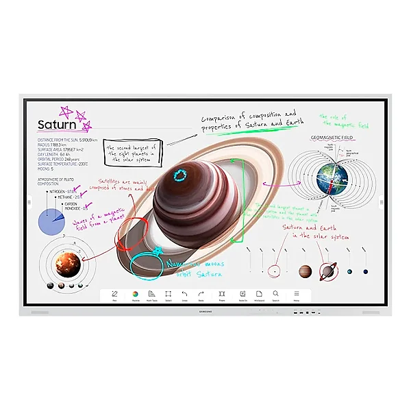 Monitor Profissional Touch 85" Samsung  Flip - Lh85wmbwlgcxza