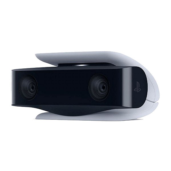 Camera HD Sony Playstation (Full HD/ Suporte com Ajuste de Angulo/ USB) Branco e Preto