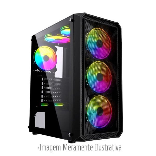 Computador Gamer CertoX STREAM AMD - 1057 AS DUAL CHANNEL (RYZ3-5300G/16GB(2X8GB)/SSD480SATA/500W/A520)