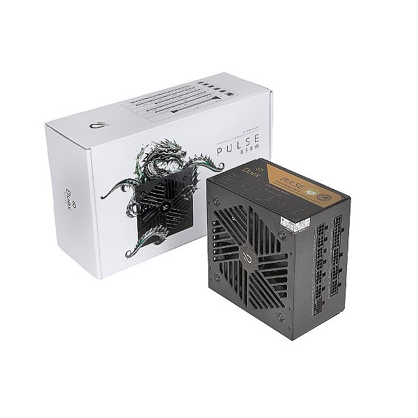 Fonte de Alimentação Duex Pulse Pro - 850W, Cybenetics Gold, PCF Ativo, Full Modular