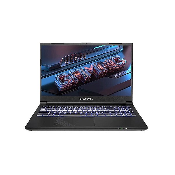 Notebook Gigabyte G5 ME (Core i5 / 12500H / RTX 3050Ti 4GB/ 16G DDR4 / 512GB SSD / Tela 15.6 FHD 144Hz/ Win 11) Preto