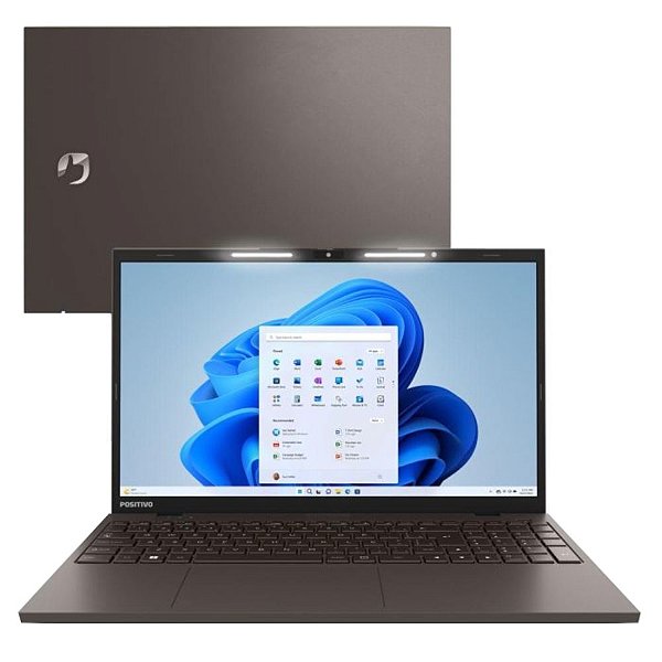 Notebook Positivo Vision i15 I58512A (Core i5/ 1135G7/ 8GB DDR4/ 512GB SSD/ Tela 15.6 FHD/ Windows 11 Home) Cinza