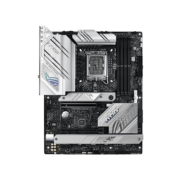 Placa Mãe Asus ROG STRIX B760-A GAMING WIFI Preto/Branco (LGA 1700/4xDDR5/HDMI/DP/M.2/USB 3.2)
