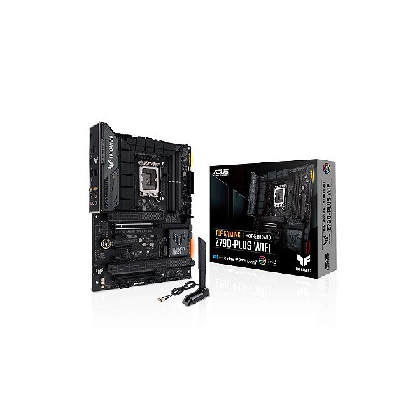 Placa Mãe Asus TUF GAMING Z790-PLUS WIFI (LGA 1700/4xDDR5/HDMI/DP/M.2/USB 3.2)