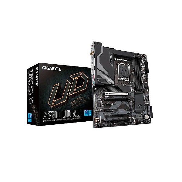 Placa Mãe Gigabyte Z790 UD AC WiFI (LGA 1700/4xDDR5/HDMI/DisplayPort/USB 3.2/M.2)
