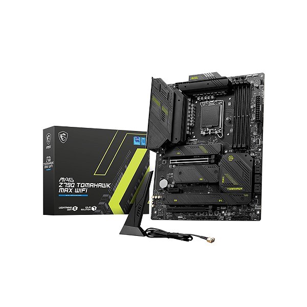 Placa Mãe MSI MAG Z790 TOMAHAWK MAX WIFI7 (LGA 1700/4xDDR5/HDMI/DisplayPort/M.2/USB 3.2)