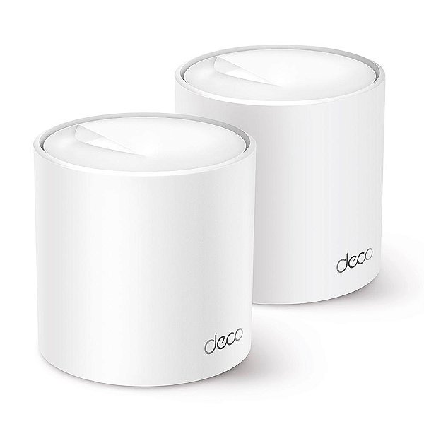 Roteador TP-Link DECO X50 Wi-Fi 6 Kit C/2 Mesh Archer AX3000 Gigabit Dual Band (Ver. 1.0)