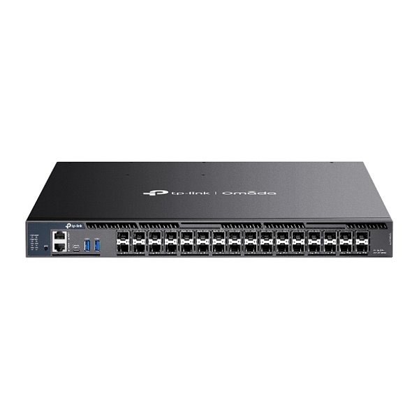 Switch de Agregação Gerenciável L3 32 Portas TP-LINK TL-SX6632YF GIGABIT SFP+ 10G C/6 Portas SFP28 25G