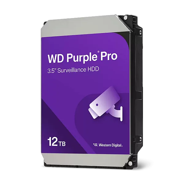 Hdd Wd Purple 12 Tb Para Seguranca / Vigilancia / Dvr - Wd122Purp