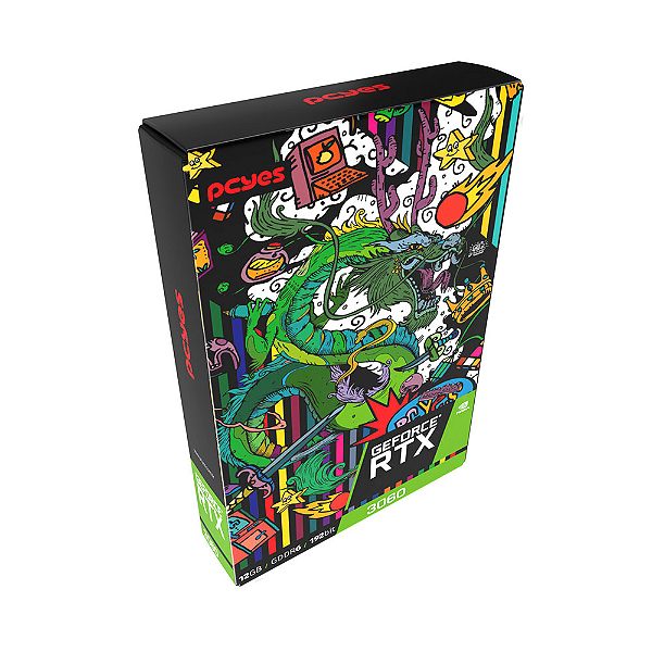 Placa De Video Pcyes Geforce Rtx 3060 12Gb Gddr6 192Bits Pgs3060Fs192