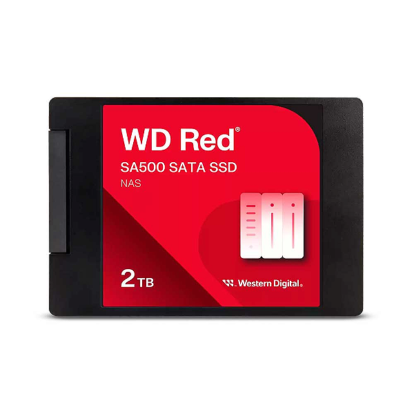 Ssd Wd Red Sa500 2Tb 2,5" 7Mm Sata 3 Para Servidor-Wds200T2R0A