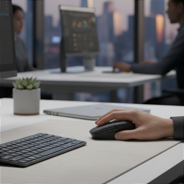 Mouse Logitech Ergonomico Vertical Lift Sem Fio Grafite 910-006466