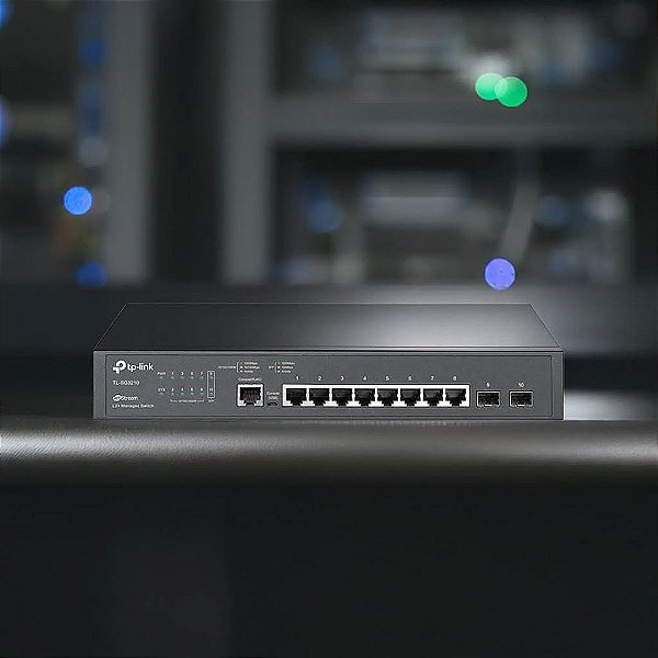 Switch 8 Portas Tp-Link Tl-sg3210 Smb Gigabit L2+  C/ 2 Slots Sfp Jetstream Gerenciavel