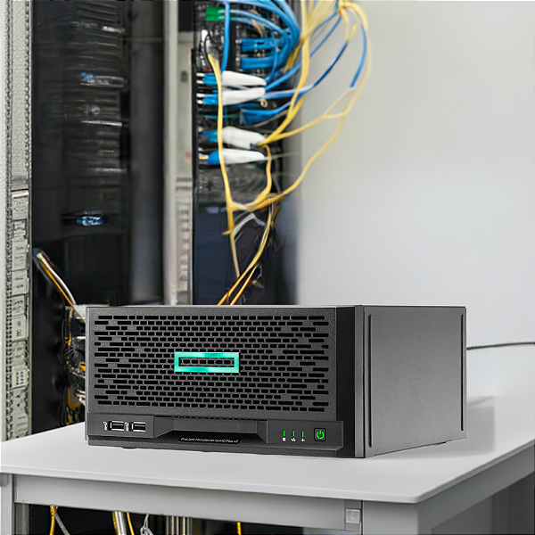 Servidor HPE ProLiant MicroServer Gen10 Plus v2 E-2314 16GB RAM 1x Fonte 180W