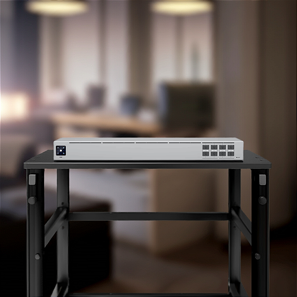 Switch Ubiquiti 08 Portas Sfp+ De 10Gb Usw-Aggregation Rack