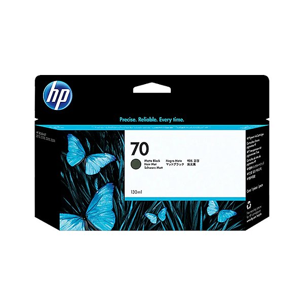 Cartucho De Tinta Hp 70 Preto Fosco Pluk 130 Ml C9448A