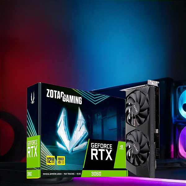 Placa De Video  Geforce Rtx 3060 12Gb Gddr6X 192Bits Zotac Zt-A30600P-10M