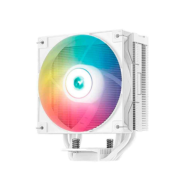 Cooler Para Processador Deepcool Ag400 Digital Wh Argb Branco R-Ag400-Whadmn-G-1