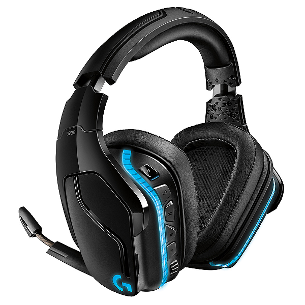 Fone De Ouvido Mic Logitech Gamer G935 Lightsync S/Fio