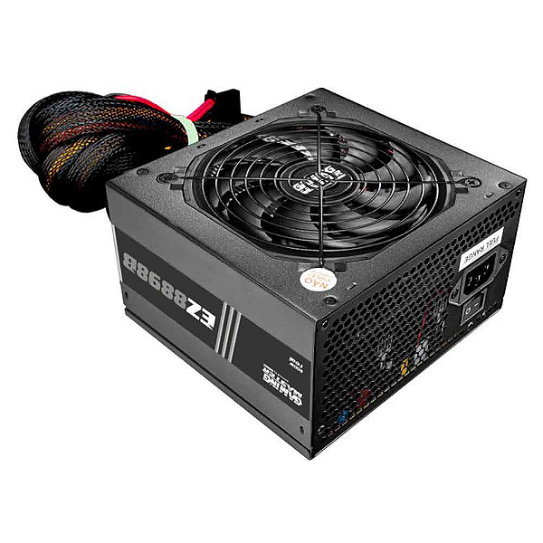 Fonte K-Mex Ez8898B 80 Plus Bronze 600W Preta