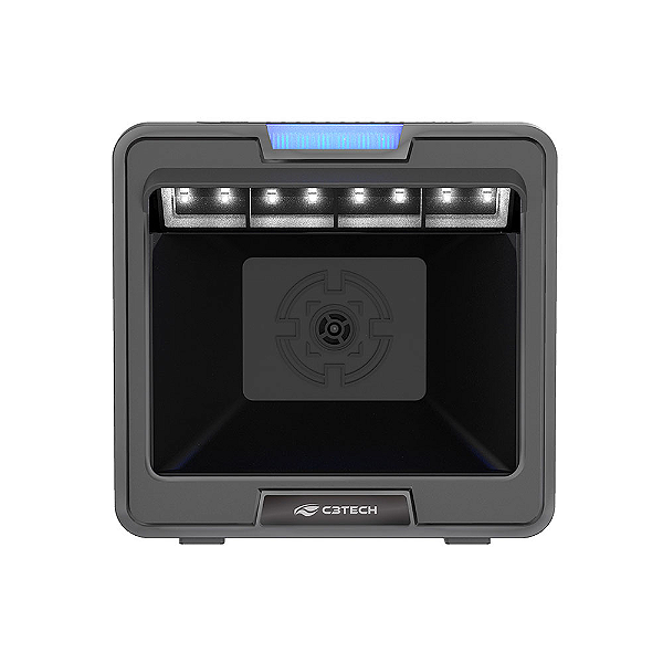 Leitor De Codigo De Barras C3Tech Fixo 1D/2D Usb Lb-D600Bk