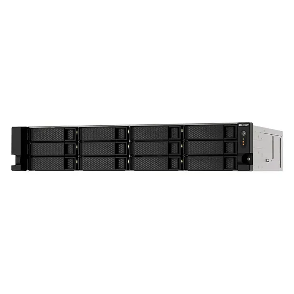 Storage Nas Qnap 12 Baias Ryzen V1500B 8Gb 2X 2,5 Gbe,Rack 2U-Ts-1273Au-Rp-8G