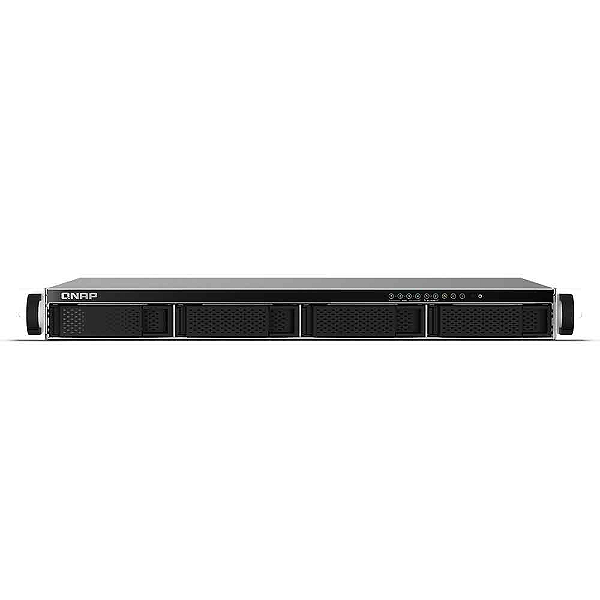 Storage Nas Qnap 4 Baias Celeron N5095 8 Gb 2X 2.5 Gbe,Rack 1U - Ts-464Eu-8G