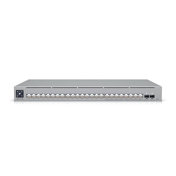 Switch 24 Portas Ubiquiti L3 8P 2.5 Gigabit + 02 Sfp+ De 10Gb Usw-Pro-Max-24-Poe