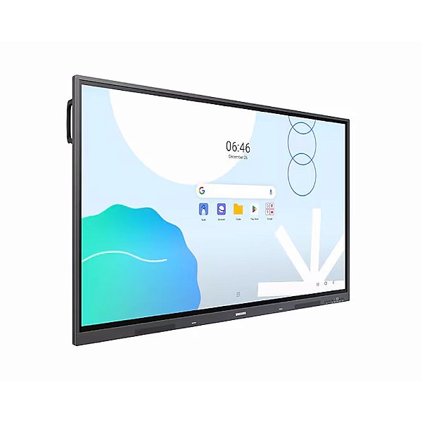 Display Interativo 75" Samsung WA75D UHD 4K 40 Pontos de Contato, Android 13