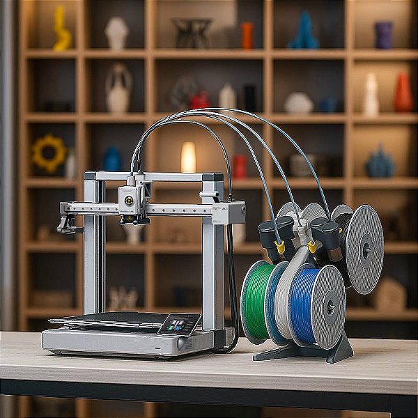 Impressora 3D FDM Bambu Lab A1 + AMS Lite - Combo PF002-A+SA005-EU2
