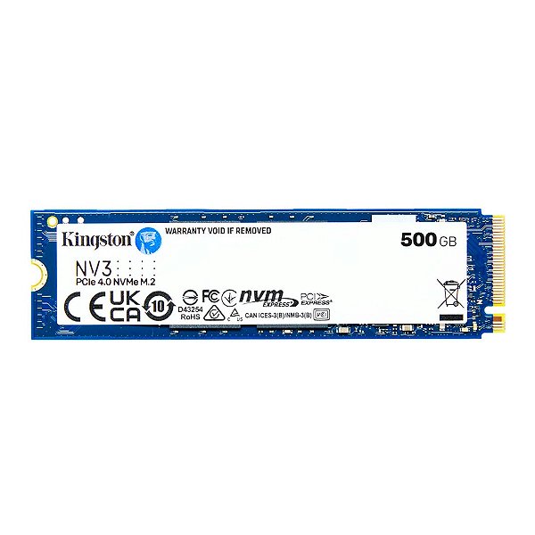 SSD Kingston NV3 500GB M.2 2280 PCIe NVMe - SNV3S/500G