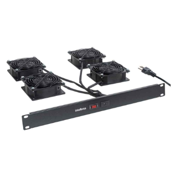Conjunto Intelbras 4770008 De 4 Ventiladores/Cooler Para Rack Kvr4V