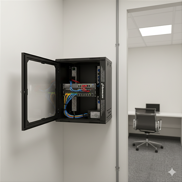 Mini Rack De Parede Fibracem Desmontavel 12U 470Mm P470 - Ba0042S00000000