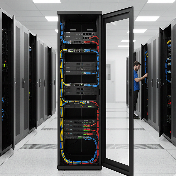 Rack De Piso Fibracem Desmontavel 44U 1070Mm P1070 - Bi0019S00000000