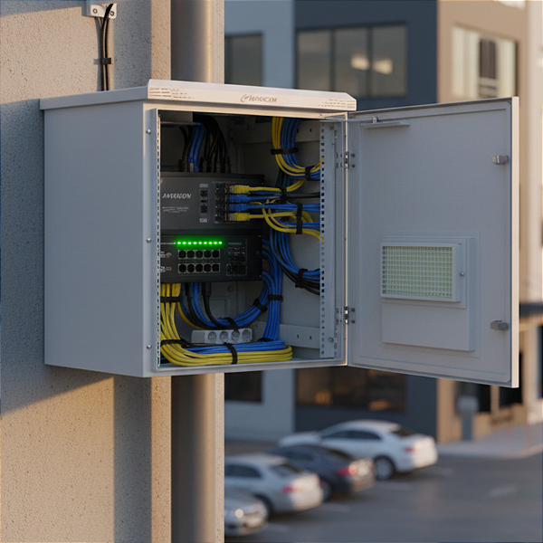 Rack Outdoor Fibracem Em Aluminio 12U 450Mm P450 Cinza - Ba0046S00001000