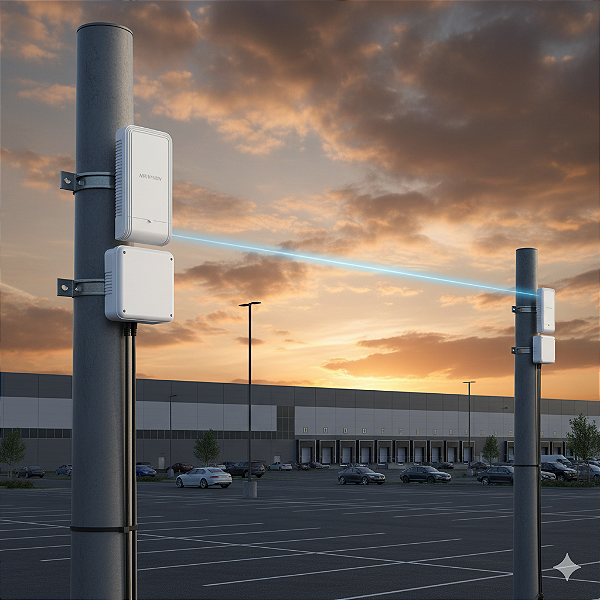 Roteador Hikvision Ds-3Wf0Ec-2Nt Kit Radio 2.4Ghz 2X2 Mimo Cftv Ip Elevador