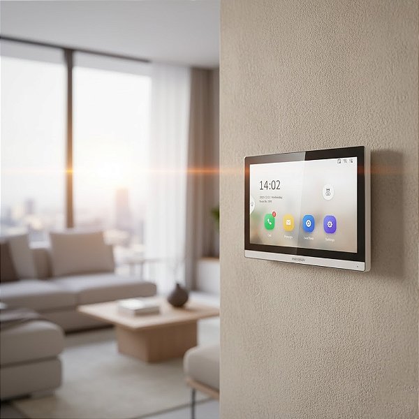Unidade Interna Hikvision Ds-Kh6350-Wte1 Ip Tela