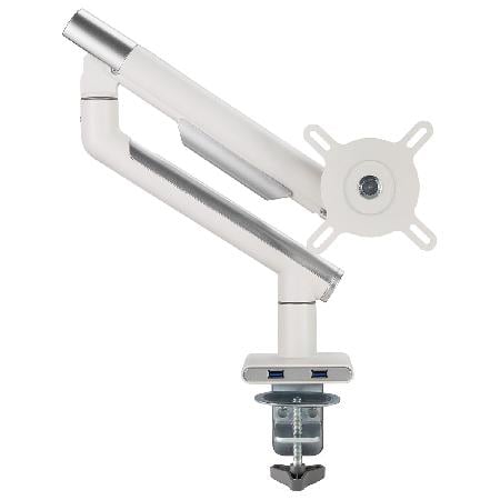 Suporte De Monitor Articulado C/ Mola Mecanica 17'' A 32'' C/ Usb 3.0 - Branco - Sm-049b
