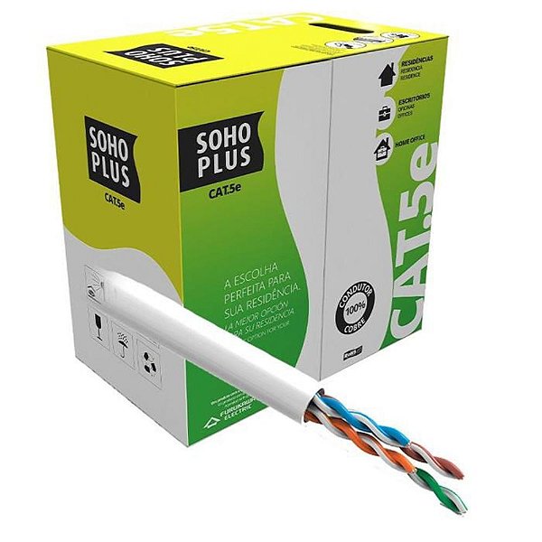 Cabo Sohoplus U/utp Cat5e Branco 305m - 23200101