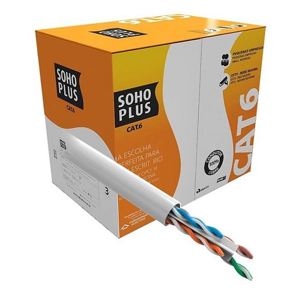 Cabo Sohoplus U/utp Cat6 Branco 305m - 23400199
