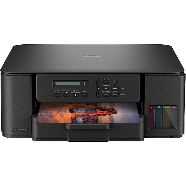 Impressora Brother Multifuncional Jato De Tinta Colorida Bivolt - Dcpt530dw (substituta  Dcpt520dw)