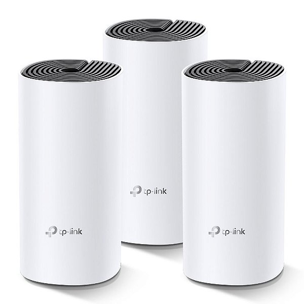Kit 3 Roteadores Tp-link Deco M4 Wi-fi Mesh Dual Band Ac1200 10/100/1000mbps - Tpn0193