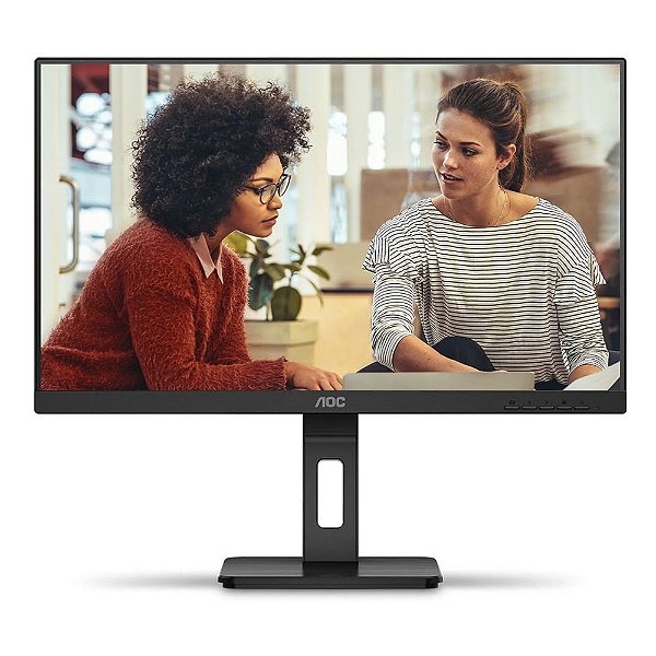 Monitor Aoc 23,8" Ips Widescreen Full Hd 100hz 4ms Usb Dp Hdmi Vga Vesa Altura E Rotacao - 24e3uf/57