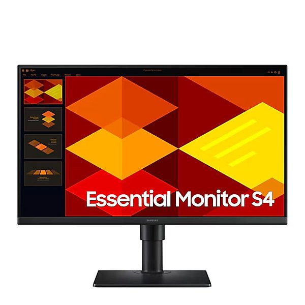 Monitor Samsung 24" Ips Fhd 100hz 5ms Hdmi Usb Altura E Rotacao - Ls24d400galmzd