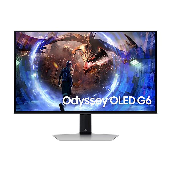 Monitor Samsung 27" Odyssey G6 Oled Qhd 360hz 0,03ms Displayport Usb Altura E Rotacao Ls27dg600slxzd