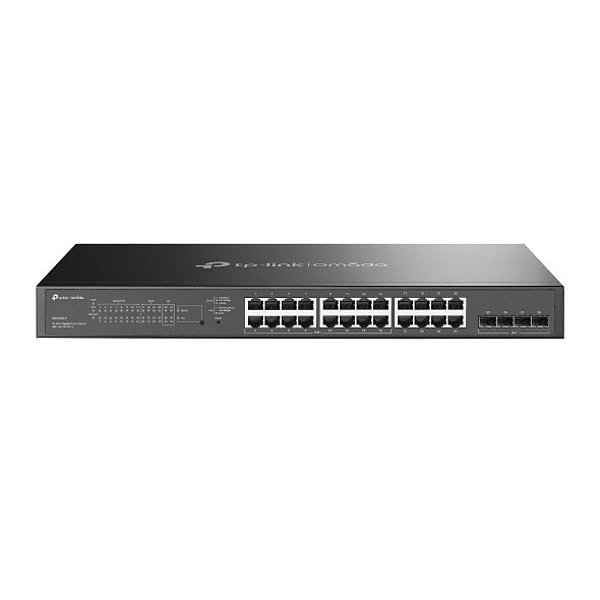 Switch Smart 28 Portas Tp-link Gigabit C/16 Portas Poe+ Sg2428lp