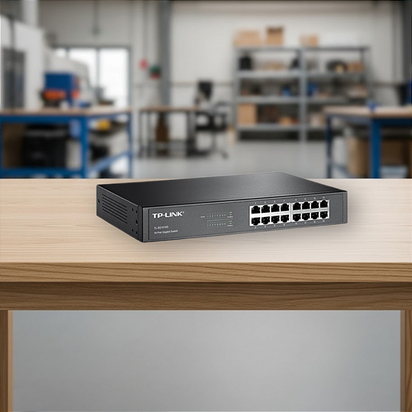 Switch Tp-link Tl-sg1016d 16 Portas Gigabit 10/100/1000 Mbps - Mtp0018
