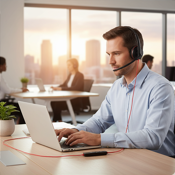 Headset HP Poly Blackwire C3225 USB-A/C - 8X229A6