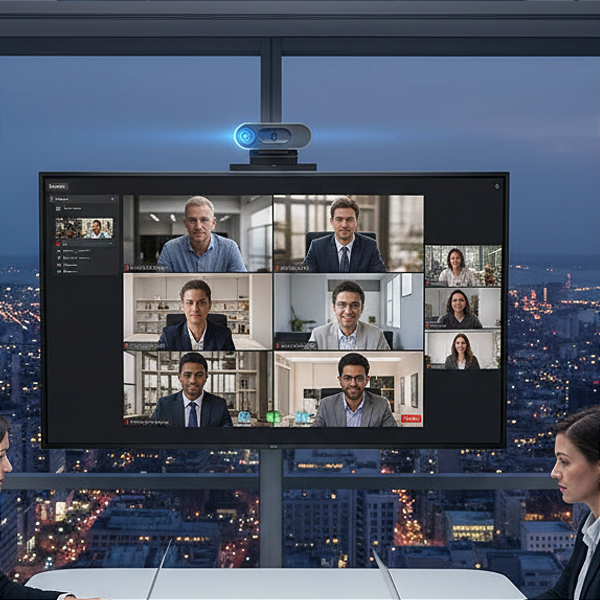 Webcam Lenovo ThinkSmart para Videoconferência - 40CLTSCAM1