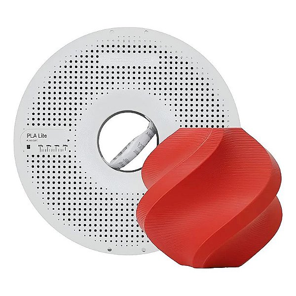 Pla Lite Com Carretel – Vermelho – Pla Lite-Vermelho Com Carretel Reutilizável Bambu | 2756